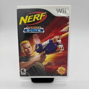 Nintendo Wii Nerf N-Strike Elite Video Game EA Electronic Art Rated Everyone 10+